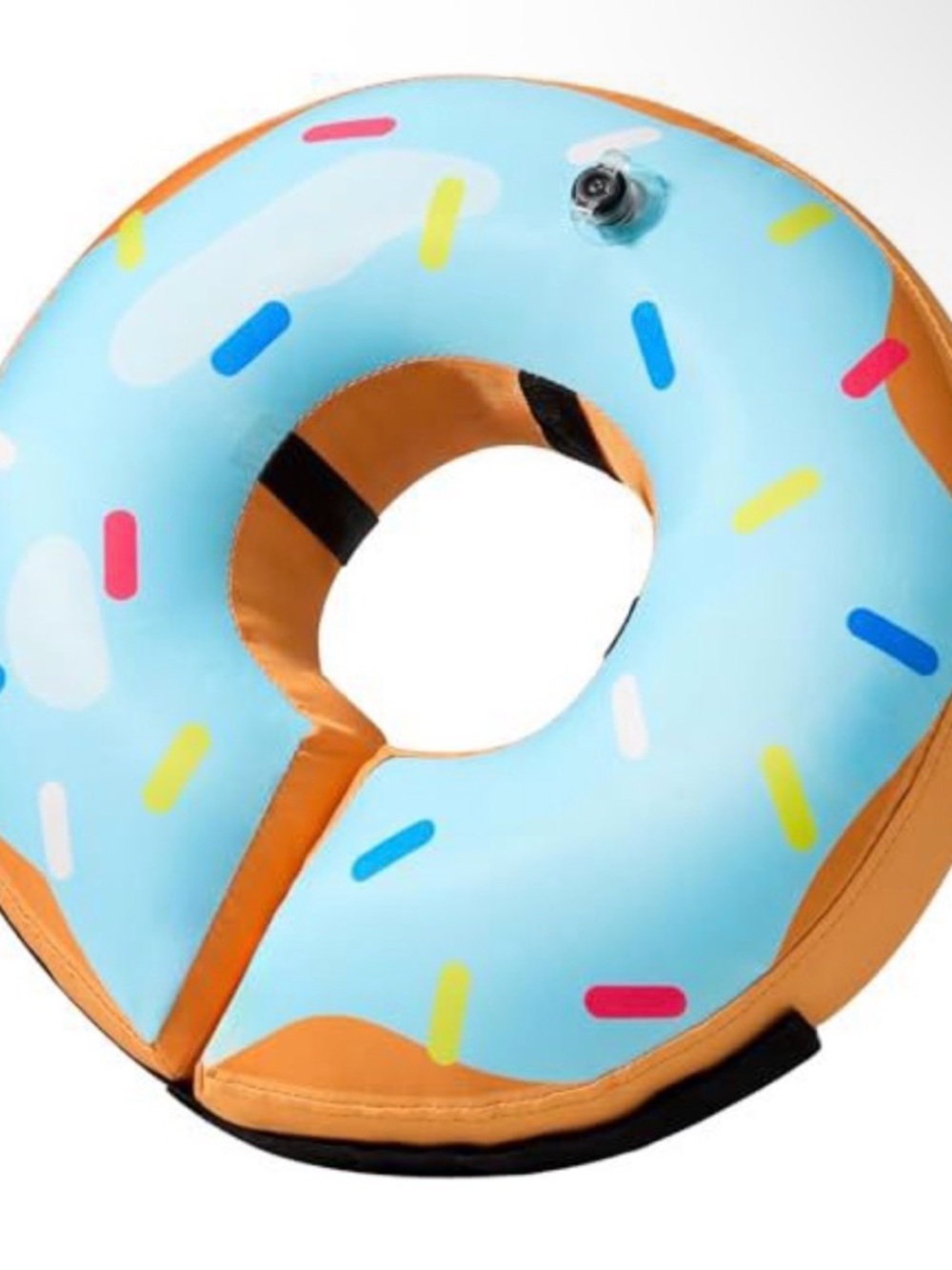 Donut Inflatable Dog Neck Collar 16”-18” neck